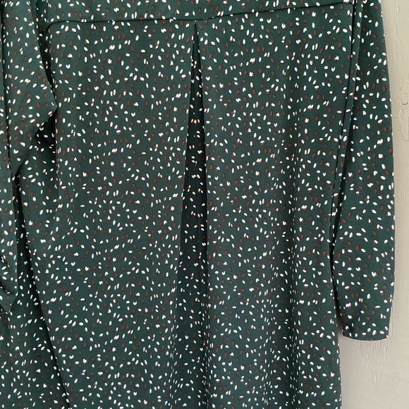 Beacon Teal and White Patterned Blouse - Picture 6 of 10